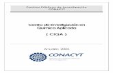 Centro de Investigación en Química Aplicada ( CIQA )2006-2012.conacyt.gob.mx/Centros/CIQA/ANUARIO CIQA 2005.pdf · plasticultura y hules. Se distingue por la optimización en tiempos