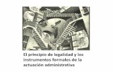 El principio de legalidad e instrumentos formales de ...unizar.es/berlatre/documentos/T_actoAdmvo.pdf · .: retirada del exequatur al cónsul (español) de Letonia en Barcelona, por