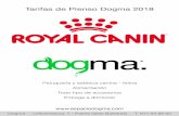  · 2018-07-21 · Tarifas de Pienso Dogma 2018 ROYAL ma. 000 Peluquería y estética canina - felina Dogma Alimentación Todo tipo de accesorios Entrega a domicilio c/Nuredduna,