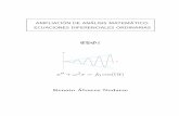 AMPLIACION DE ANALISIS MATEMATICO: ECUACIONES …elgeometra.com.ar/biblioteca/Ecuaciones diferenciales... · 2009-08-22 · Integrales trigonom etricas ... Nikolski S.M. Ecuaciones