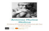 Antonio Muñoz Molina - UNED Calatayud · Cuando mi hermana nació yo ya tenía casi seis años. Mis padres, mis abuelos, mis tíos, llegaban a casa trayéndome tebeos y a veces caramelos