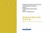 PROYECTO 2018 - Gobierno del Principado de Asturias · Los Presupuestos Generales del Principado de Asturias fundamentan su marco normativo básico en el ... economía española en