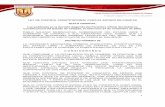 LEY DE CONTROL CONSTITUCIONAL PARA EL ESTADO DE …...Ley de Control Constitucionalpara el Estado de Chiapas Publicación original P.O. 27-11-2002, SECCIÓN II LEY DE CONTROL CONSTITUCIONAL