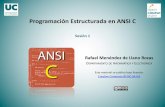 Programación Estructurada en ANSI CSe le dio el nombre "C" porque muchas de sus características fueron tomadas de un lenguaje anterior llamado "B". En 1978, Ritchie y Brian Kernighan