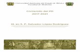 Contenido del PD 2017-2021 M. en S. P. Salvador López ...web.uaemex.mx/fmedicina/docs/Dr_Salvador_PD.pdf · La Facultad de Medicina de la Universidad Autónoma del Estado de México,