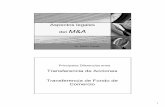 CEMA Aspectos legales M&A 2006 material Caseli.pdf · individual de cada uno de los bienes registrables Transferencia de Fondo de Comercio Ventajas • Se acotan algunas contingencias