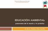 EDUCACIÓN AMBIENTAL20sobre%20... · Tendencia actual de la EA Sauvé (2000): “La educación ambiental es una parte de la educación contemporánea que busca la optimización de