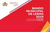 BANDO MUNICIPAL DE LERMA 2019 · 5 Bando Municipal de Lerma 2019 A C U E R D O Al margen un sello con el Escudo de Lerma, México, que dice: Ayuntamiento de Lerma, México “2019-2021“