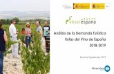 Rutas del Vino de España - Análisis de la Demanda ... · 4 Desde el año 2008, la Asociación Española de Ciudades del Vino (de ahora en adelante ACEVIN) realiza un seguimiento