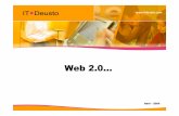 Web 2.0… - uajtech.ua.es/jornadas/06/charlas/Web20.pdf · 2010-07-30 · 4 Web 2.0 Web 2.0 se refiere a la transición percibida en Internet desde las webs tradicionales a aplicaciones