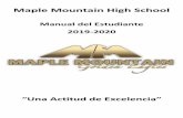 Manual del Estudiante 2019-2020mmhs.nebo.edu/sites/mmhs.nebo.edu/files/MMHS Student Handbook, 19-20 (SPANISH).pdfnuestra escuela apoyando actividades, bailes y eventos deportivos.