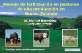Manejo de fertilización en pasturas de alta producción en ...lacs.ipni.net/ipniweb/region/lacs.nsf/e0f085ed5f091b1b852579000057902e... · Filosofía de subir y mantener zMantenimiento: