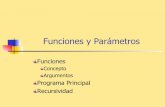 Funciones y Parámetros - UPMlaurel.datsi.fi.upm.es/_media/docencia/cursos/cplusplus/funciones.pdf · Las funciones de un programa se pueden repartir en varios ficheros para facilitar