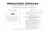 Año II - Nº 418 SUMARIO: Quito, viernes 16 de enero de 2015 oficiales/S.S. R... · Segundo Suplemento — Registro Oficial N° 418 — Viernes 16 de enero de 2015 — 3 Que, la