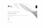 MANUAL DEL PROPIETARIO DVD portátil. DV551... · a las instrucciones del fabricante. Las ranuras y orificios de la carcasa cumplen un propósito de ventilación y aseguran el correcto