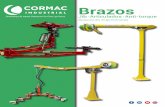 Brazos - Cormac IndBRAZO JIB El Jib Arm funciona para cubrir áreas pequeñas en donde no tiene acceso un sisteama de rieles, su cobertura radial es de 4 a 20 ft con un giro de 220º