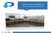 CIRCULAR NÚMERO 2pierrefaure.edu.mx/wordpress/wp-content/uploads/2018/08/circular2.pdfPara las salidas extraescolares fuera de la ciudad es necesario que asista el 80% de los alumnos
