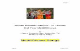 MettilOtsava Songslakshminarayanlenasia.com/downloads/bhajane-english.pdf · Page# 1 vms-tx 10-nov-2007 Vishwa Madhwa Sangha - TX Chapter 3rd Year MettilOtsava at Hindu Temple, San