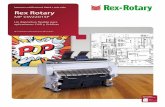 Impresora multifuncional digital a todo color Rex Rotary · externa para evitar la falsificación de datos, la restricción de acceso y el escaneo seguro con transmisión de PDF cifrada,