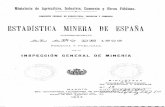 ESTADISTICA MINERA DE ESPANA - IGMEinfo.igme.es/estminera/informes/1903.pdf · recolección de losmismos por el personal de Distritos mineros de Gui-púzcoa, Zaragoza, Salamanca,