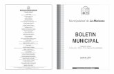 BOLETIN MUNICIPAL - La Matanza Partido · BOLETIN MUNICIPAL Impreso por el Municipio de La Matanza ... Impreso el 30 de Junio de 2014, en el Municipio de La Matanza - Almafuerte 3050
