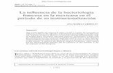 La influencia de la bacteriología francesa en la mexicana ... · 8, núm. 42, 2001, pp. 23-27. Juan José Saldaña y Natalia Priego, “Entrenando a los cazadores de microbios de
