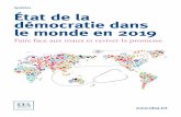 Synthèse État de la démocratie dans le monde en 2019 · La présente synthèse fournit un résumé du contenu de la deuxième édition de ce rapport, L’état de la démocratie