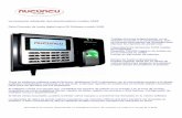 Le enviamos cotización del reloj biométrico modelo X628nucuncu.com/download/cotizacion_x628.pdf · Le enviamos cotización del reloj biométrico modelo X628 Reloj Checador de huella