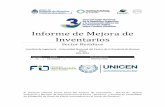 Informe de Mejora de Inventarios - argentina.gob.ar · municipios/departamentos la norma ASTM D 5231-92 o la norma IRAM 29523 con la finalidad de iniciar un proceso de estandarización