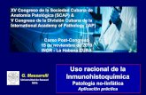 Uso racional de la Inmunohistoquímicafiles.sld.cu/scap/files/2019/11/Uso-racional-de-la-IHQ-parte-3a-casos-def_2.pdf · G. Massarelli Universidad de Sassari Italia Uso racional de