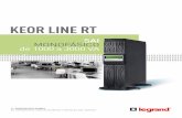 KEOR LINE RT - Legrand · . emb. artículos sai potencia nominal va potencia activa w autonomÍa (min.) n.° de tomas iec (10a/16a) puertos comunicaciÓn 3 100 45 1000 900 10 8