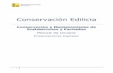 Conservación Edilicia - Buenos Aires · El objetivo de este manual es describir el uso adecuado del aplicativo para registrar el mantenimiento de las instalaciones de edificios y