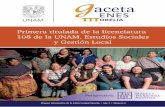 ENEScronos.enesmorelia.unam.mx/descargas/Gaceta/Gaceta8-ENESMorelia-2019.pdf · en el entendimiento y la resolución de problemas sociales desde una perspectiva interdiscipli-naria,