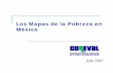 Los Mapas de la Pobreza en México - CONEVAL · Ejemplos de mapas de pobreza por ingresos a nivel de entidad federativa. ... Chalchihuitán 13,295 95.5 Muy alto 2 Los cinco municipios