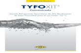 Información Técnica TYFOXIT · acelerará el consumo de los inhibidores de la corrosión. Si un circuito abierto se utiliza, sin embargo, hay que asegurarse de que las líneas de