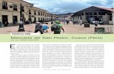 Mercado de San Pedro. Cuzco (Perú) · 2018-09-12 · Mercado de San Pedro. Cuzco (Perú) Distribución y Consumo 55 Marzo-Abril 2012 como se debería llegar siempre a los mercados.