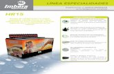 CARACTERÍSTICAS Equipo de refrigeración con mayor mismas.cocinascomerciales.com/emv/wp-content/uploads/2014/08/hr15.pdf · CONTROL INTELIGENTE DE FUNCIONES: Asegura el óptimo funcionamiento
