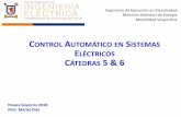 CONTROL AUTOMÁTICO EN ISTEMAS ELÉCTRICOS CÁTEDRAS 5 … · 2018-03-22 · como: Para un conjunto dado de polos y ceros de lazo abierto, pj y zi , la posición de los polos de lazo