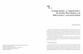 Integracion y regulacion: la UE y Mercosur comparadosintegracionsur.com/.../BeckerIntegracionUEMercosur.pdf · monetaria y fortaleciendo políticas comunes del exterior y seguridad.