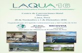 Centro de Convenciones Hotel Sheraton Lima, Perú 28 de ... · acuicultura de Perú y América del Sur. La Reunión Regional de WAS, SOUTH AMERICAN REGIONAL AQUACULTURE 2016 se unirá