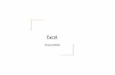 Excel Escuela de Datos ETfundacionperiodismo.org/.../10/Excel-para-periodistas.pdf · 2018-10-19 · ¿Para qué usamos Excel en periodismo? Excel nos permite el uso de manejo y cruce
