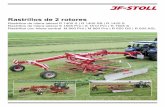 Rastrillos de 2 rotores - Alba Maquinaria Agricolaalbamaquinaria-agricola.com/File/Rakes_2-rotor_pbex-431x.pdf · mejor despeje posible de la hierba. Existe la opción de equipar