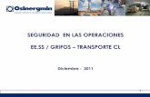 SEGURIDAD EN LAS OPERACIONES EE.SS / GRIFOS … · 3. Seguridad en las operaciones EESS/Grifos 4. Seguridad en el Transporte de combustibles Líquidos . 3 1.- MARCO NORMATIVO . 4