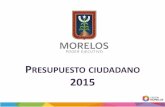 Diapositiva 1 · 2019-09-02 · Presupuesto de Egresos del Estado de Morelos, Periódico Oficial. 9.5% 4.2% 0.3% 62.7% 20.0% 3.3% Distribución del gasto Gasto corriente Gasto de