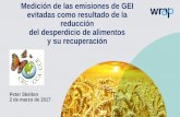 Medición de las emisiones de GEI evitadas como resultado de la reducción del ...cec.org/sites/default/files/pdf/fww/presentations/wrap... · 2017-04-21 · Valor de la medición