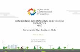 CONFERENCIA INTERNACIONAL DE EFICIENCIA ENERGÉTICA …eficienciaenergetica.minem.gob.pe/Content/fileman/Uploads/Documents... · 7 Contexto: Capacidad instalada en Chile 7 ... conectada,