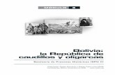Bolivia: la República de caudillos y oligarcas...3 2. El primer siglo de la historia de Bolivia “independiente” Después de que el estado colonial logró sofocar la rebelión