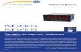 PCE-DPD-P1 PCE-DPD-P2...Múltiples filtros de display, memoria de máximos y mínimos, pas-sword, cinco niveles de luminosidad. ... concretas en el datasheet de su sensor y adaptar