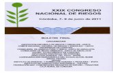 XXIX CONGRESO NACIONAL DE RIEGOShispagua.cedex.es/sites/default/files/boletin_final_regadios_cordoba.pdf · agua-suelo-planta-atmósfera. Necesidades hídricas de los cultivos, balance,