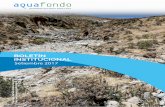 BOLETÍN INSTITUCIONAL - AquaFondo · 2017-10-05 · de Chile y las empresas Acciona Agua de España y Relix Water de Israel. En cuanto a los expositores nacionales contaremos con